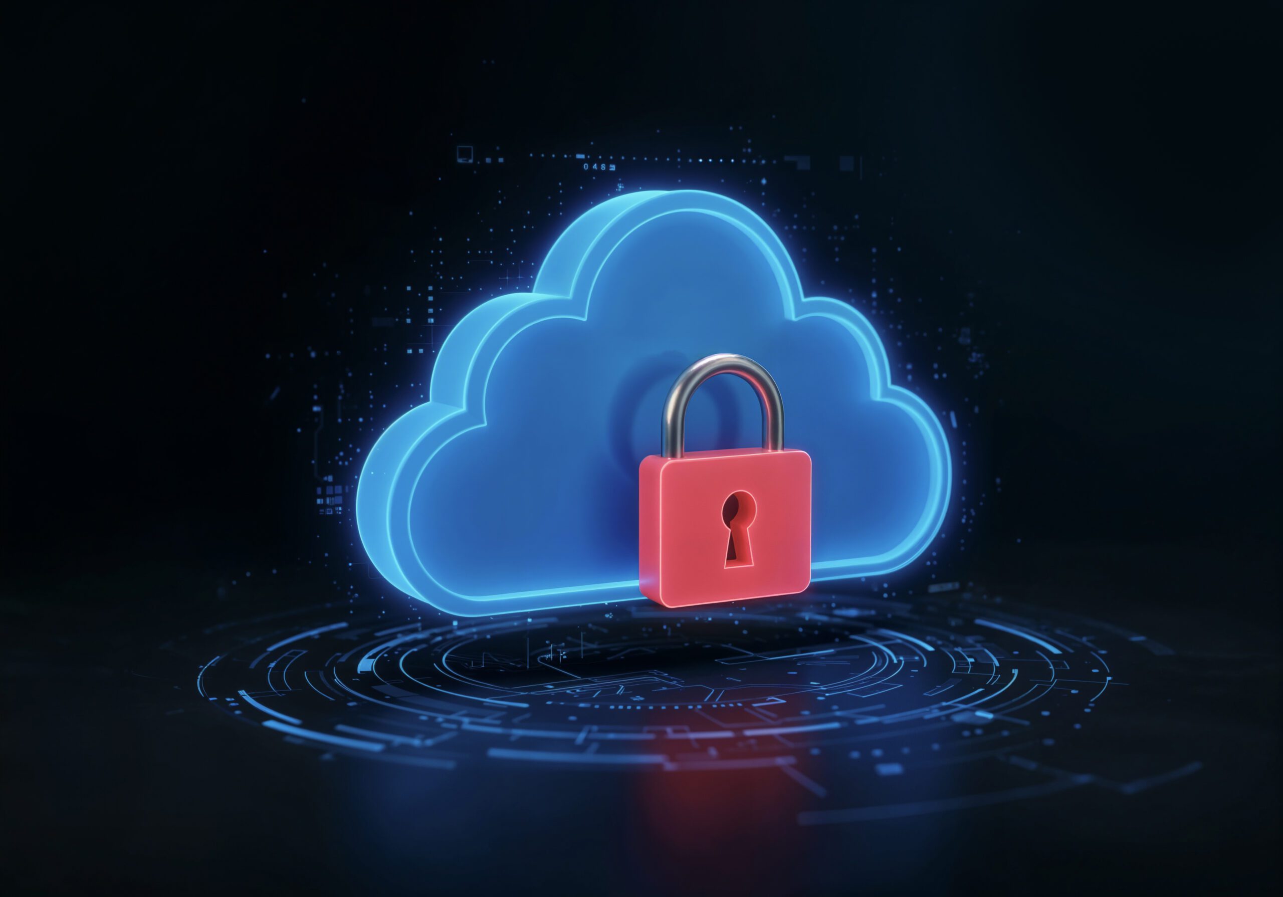cloud security data protection concept