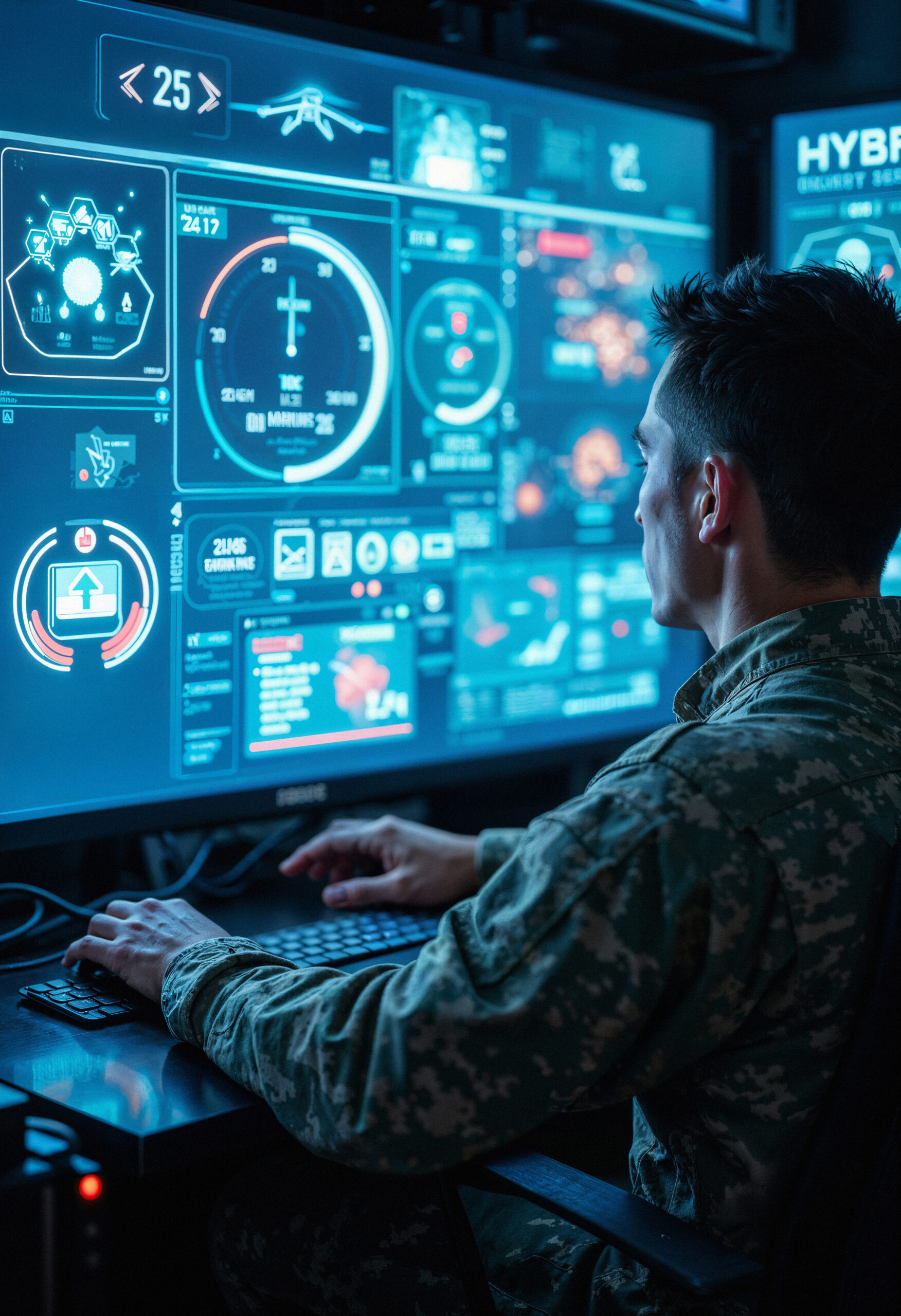 cyber security analyst command center